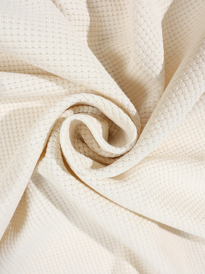 KZZ Waffle-knit long-sleeve set