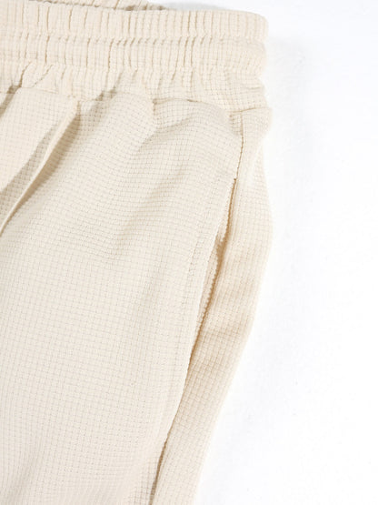 KZZ Waffle-knit long-sleeve set