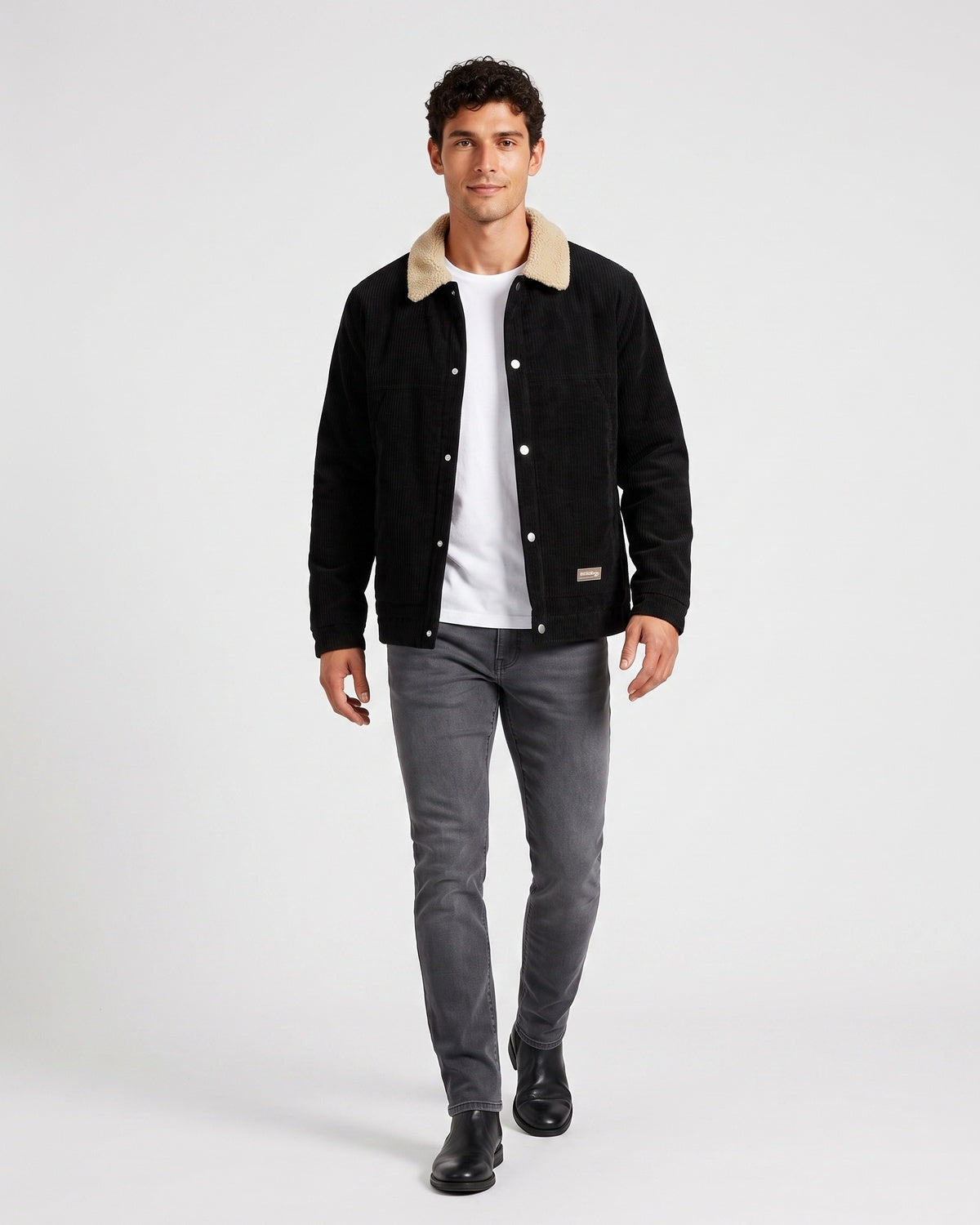 KZZ Men's Corduroy Jacket