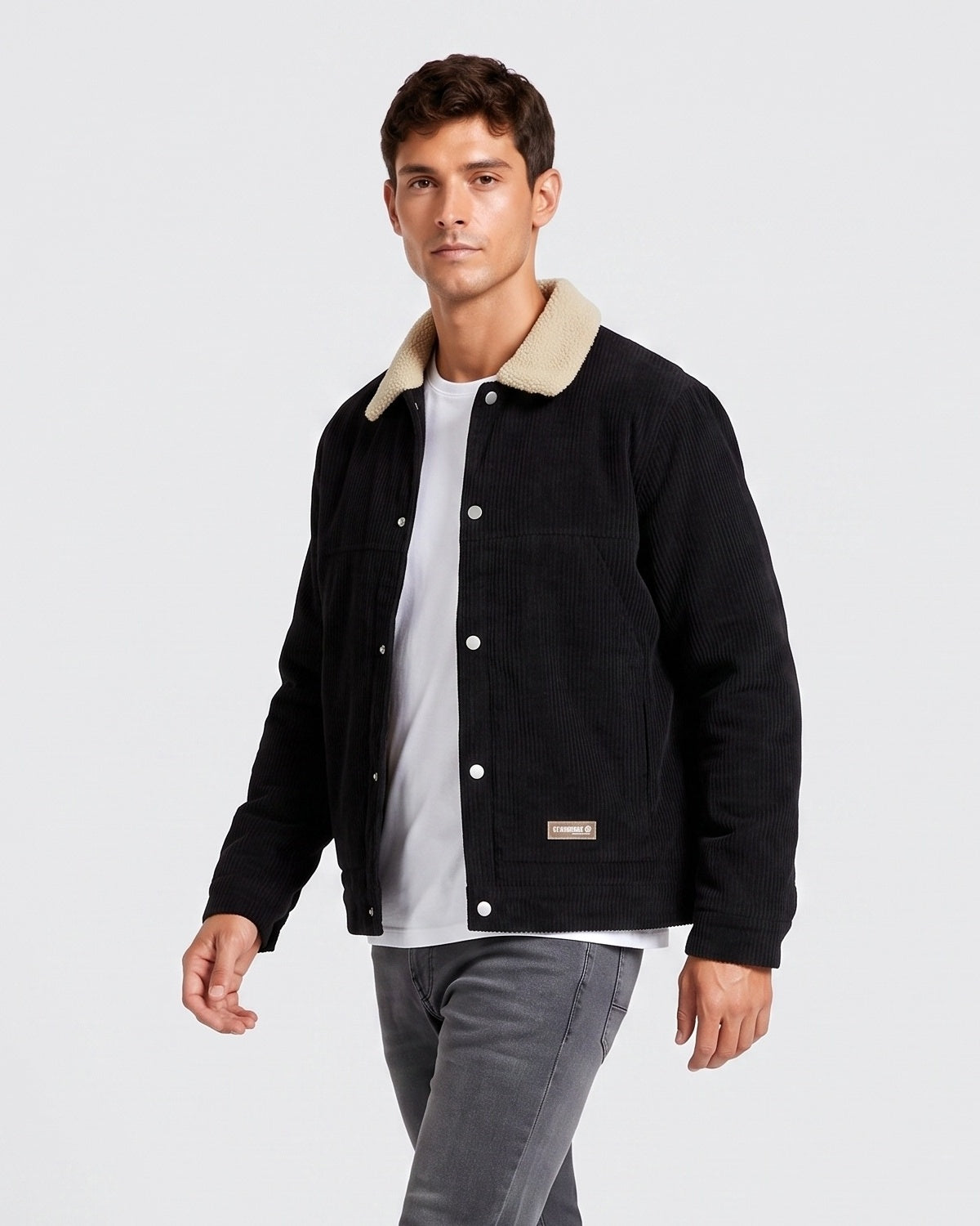 KZZ Men's Corduroy Jacket
