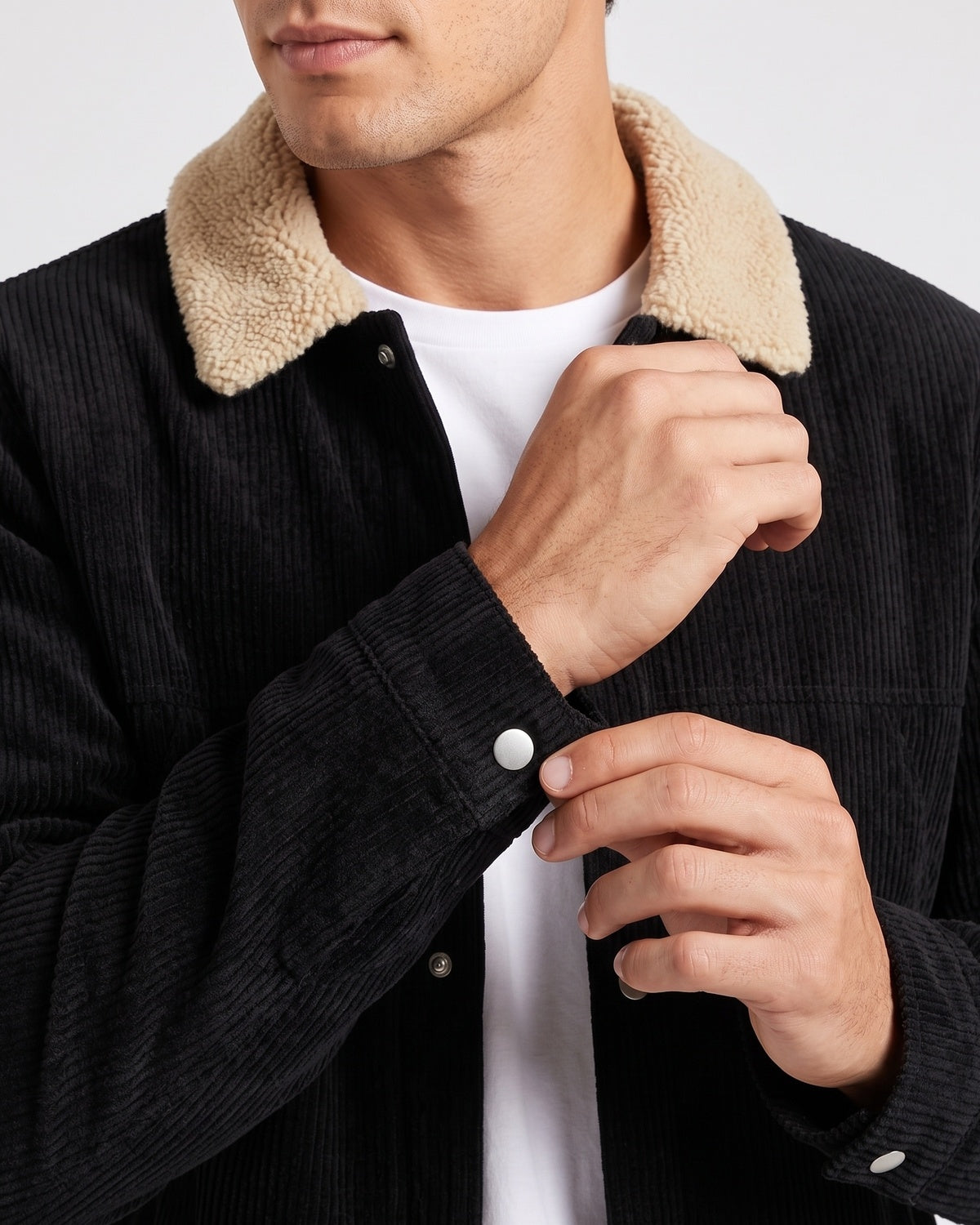 KZZ Men's Corduroy Jacket