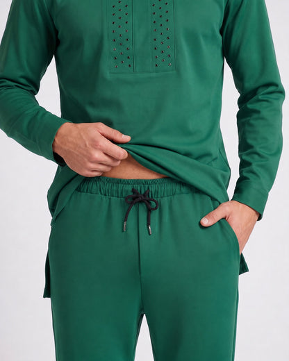 KZZ Men's Robe Set
