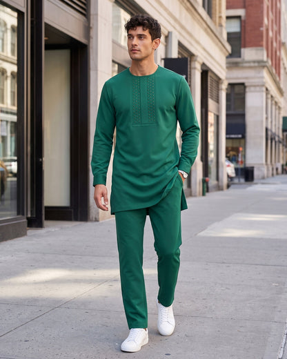 KZZ Men's Robe Set