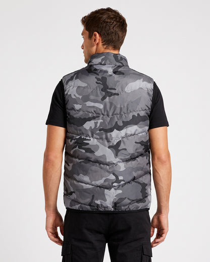 KZZ Loose-fit stand-collar vest