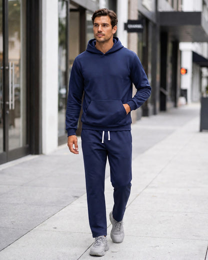 KZZ Fitted hoodie and drawstring trousers