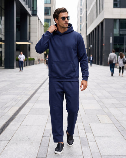 KZZ Fitted hoodie and drawstring trousers
