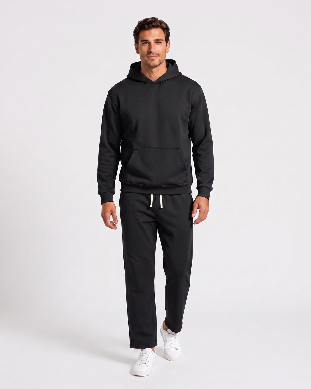 KZZ Fitted hoodie and drawstring trousers