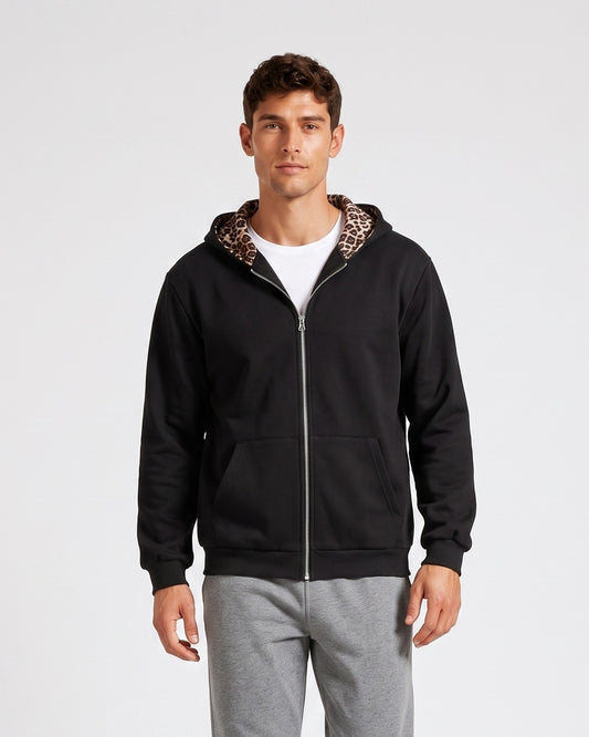 KZZ Men's Long-Sleeve Hooded Jacket