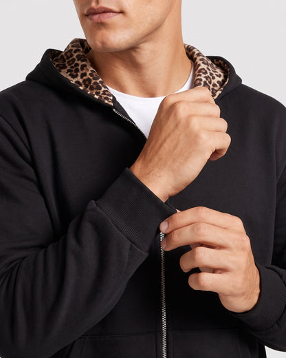 KZZ Men's Long-Sleeve Hooded Jacket