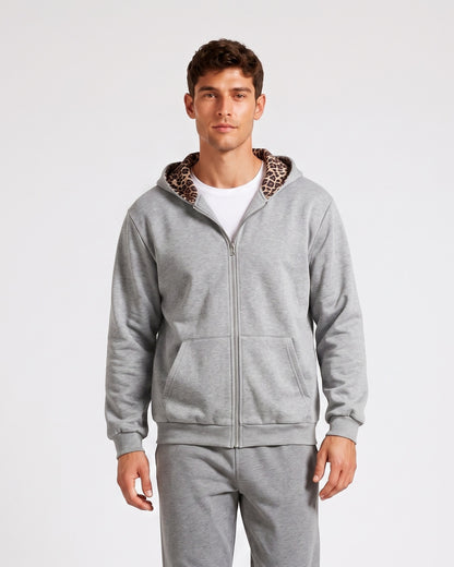 KZZ Men's Long-Sleeve Hooded Jacket