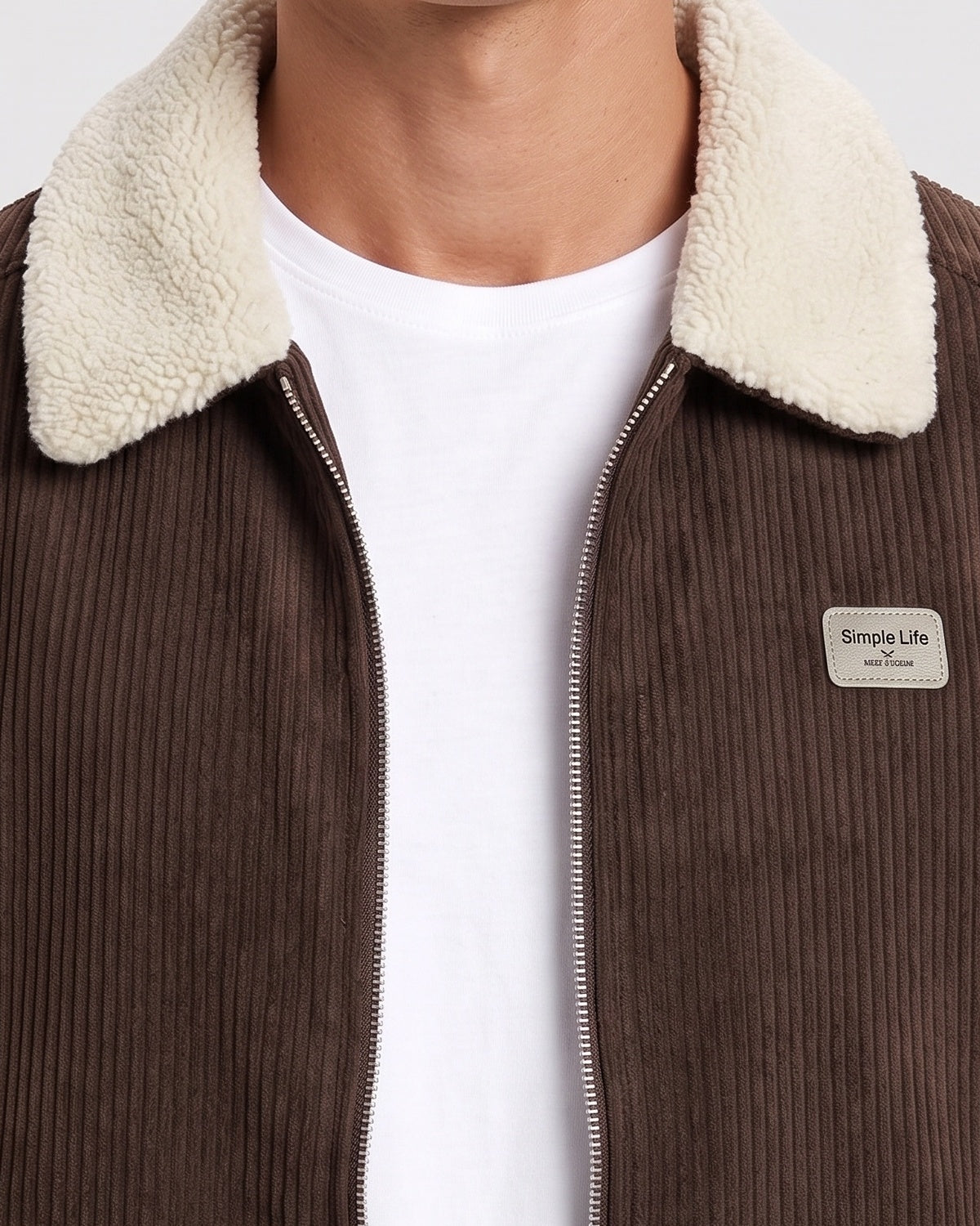 KZZ Men's Casual Corduroy Jacket