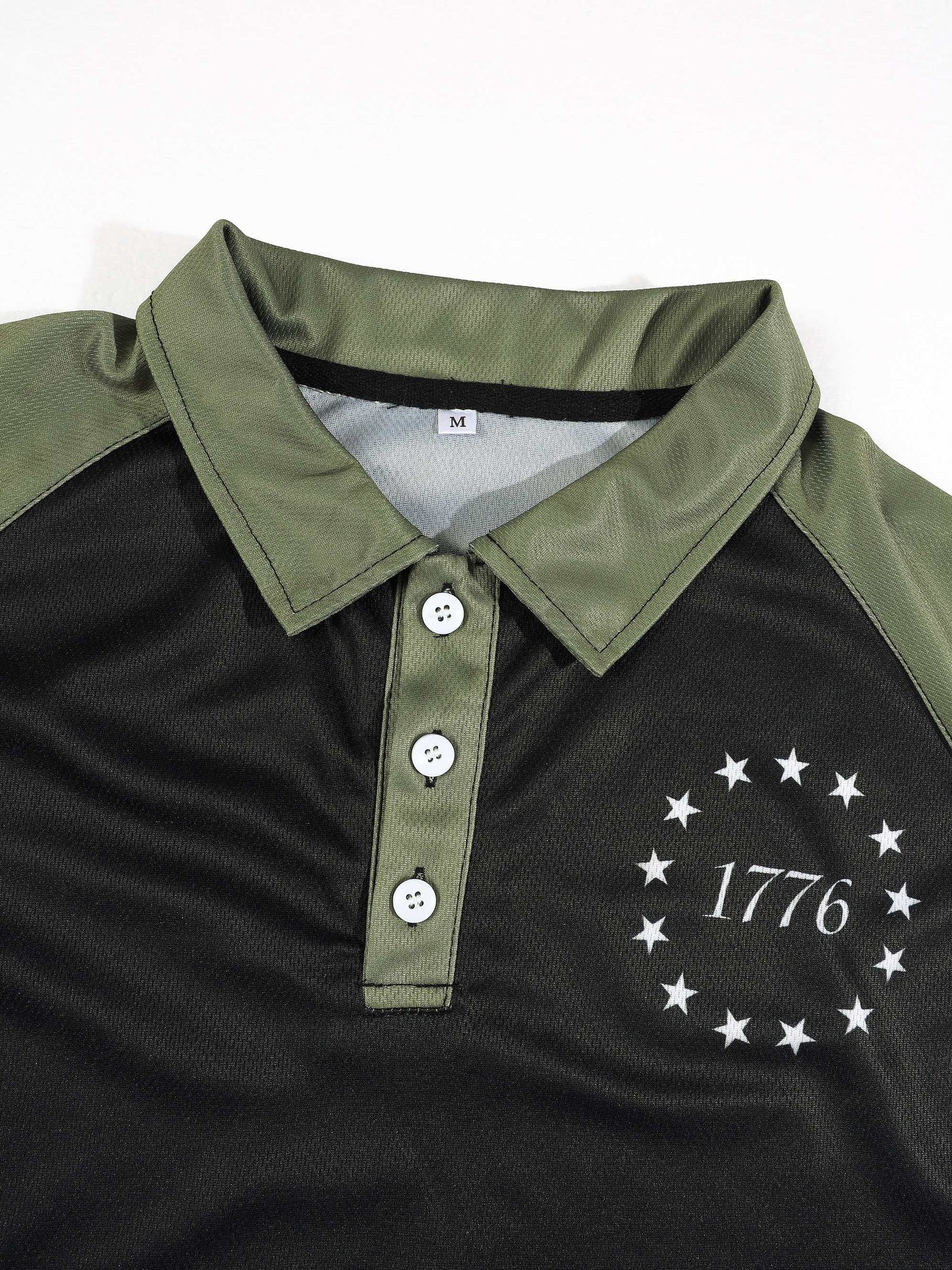 KZZ Men's Printed Polo Shirt