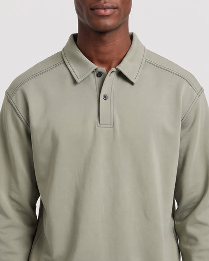 KZZ Polo-collar top and wide-leg trousers