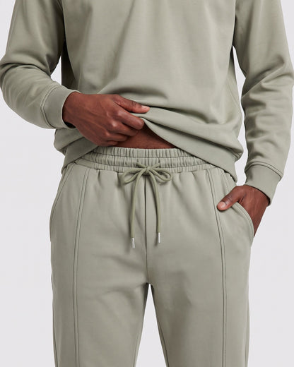 KZZ Polo-collar top and wide-leg trousers