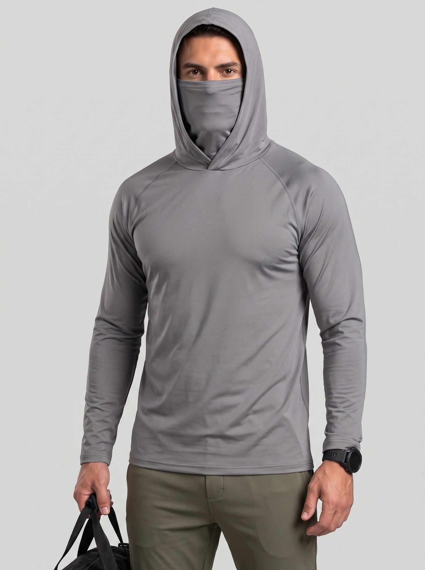 KZZ Men's Casual Hooded Pullover
