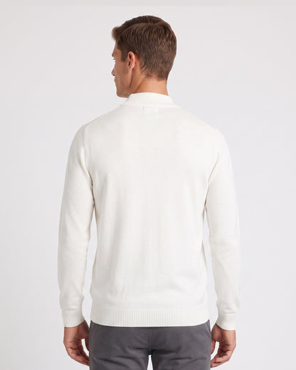 KZZ Men's mock-neck long-sleeve shirt