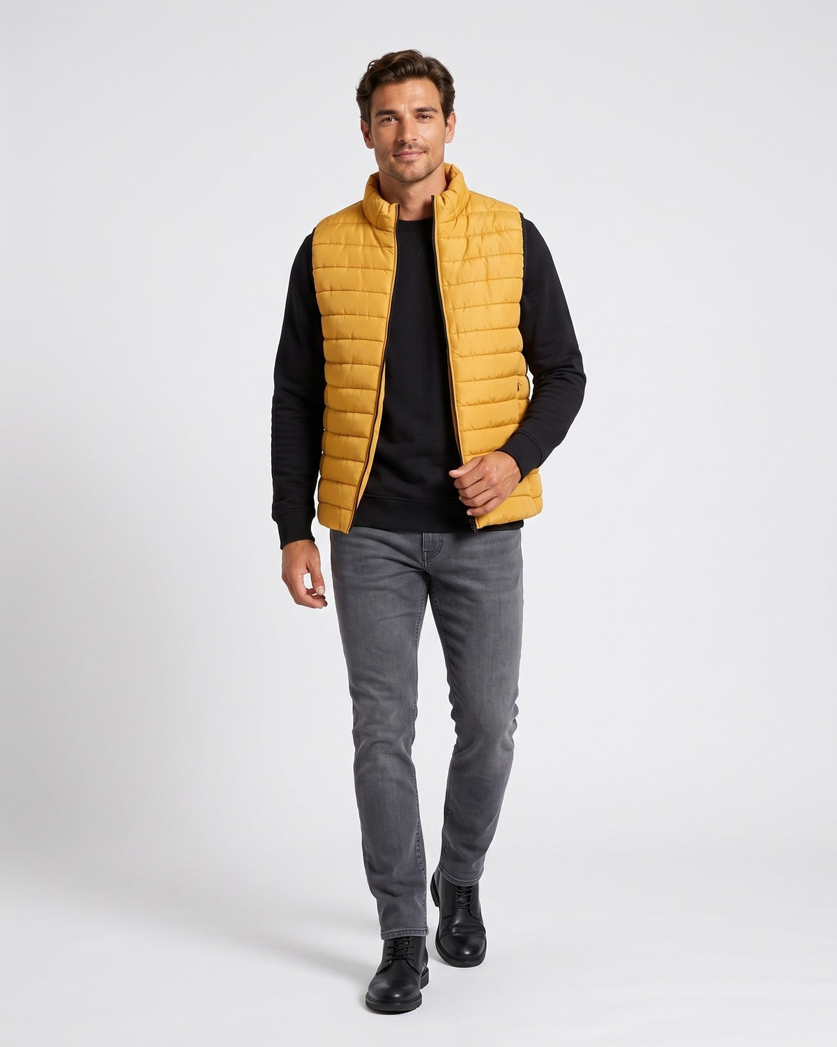 KZZ Men's Autumn/Winter Casual Sleeveless Vest