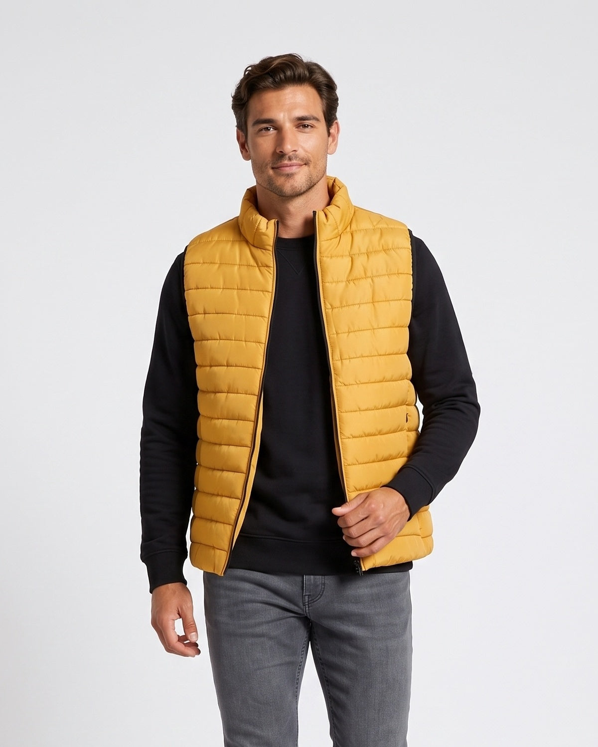 KZZ Men's Autumn/Winter Casual Sleeveless Vest