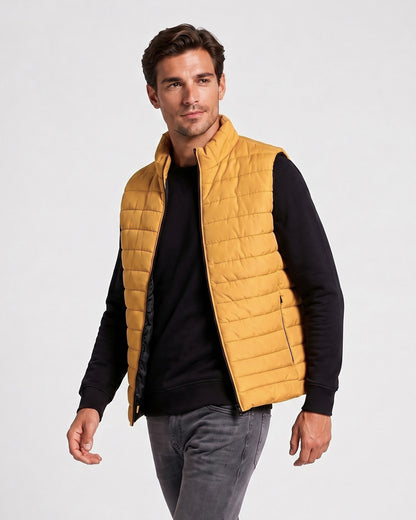 KZZ Men's Autumn/Winter Casual Sleeveless Vest