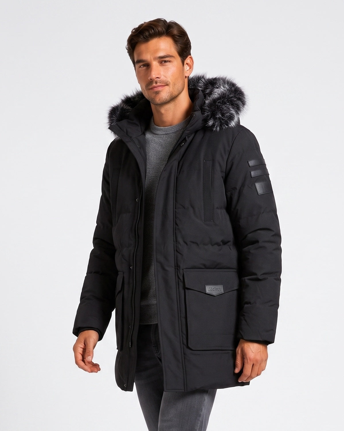 KZZ Men's Winter Casual Parka