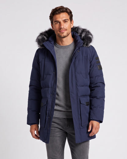 KZZ Men's Winter Casual Parka