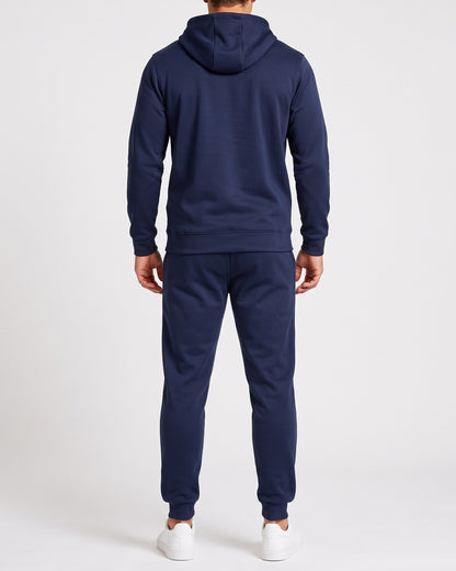 KZZ Men's New York Print Hoodie and Drawstring Sweatpants Set