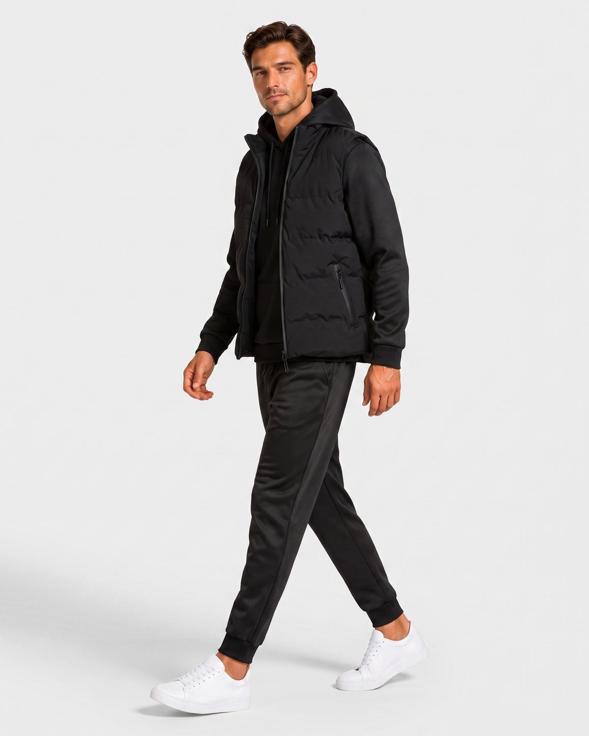 KZZ Men's 3-Piece Casual Sportswear Set
