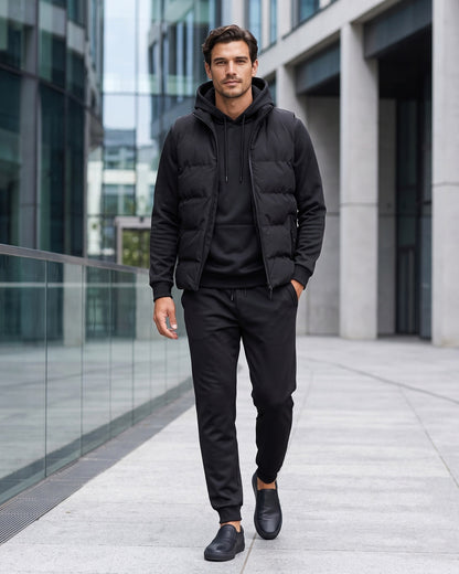 KZZ Men's 3-Piece Casual Sportswear Set