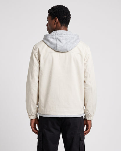 KZZ Casual color-block hooded jacket