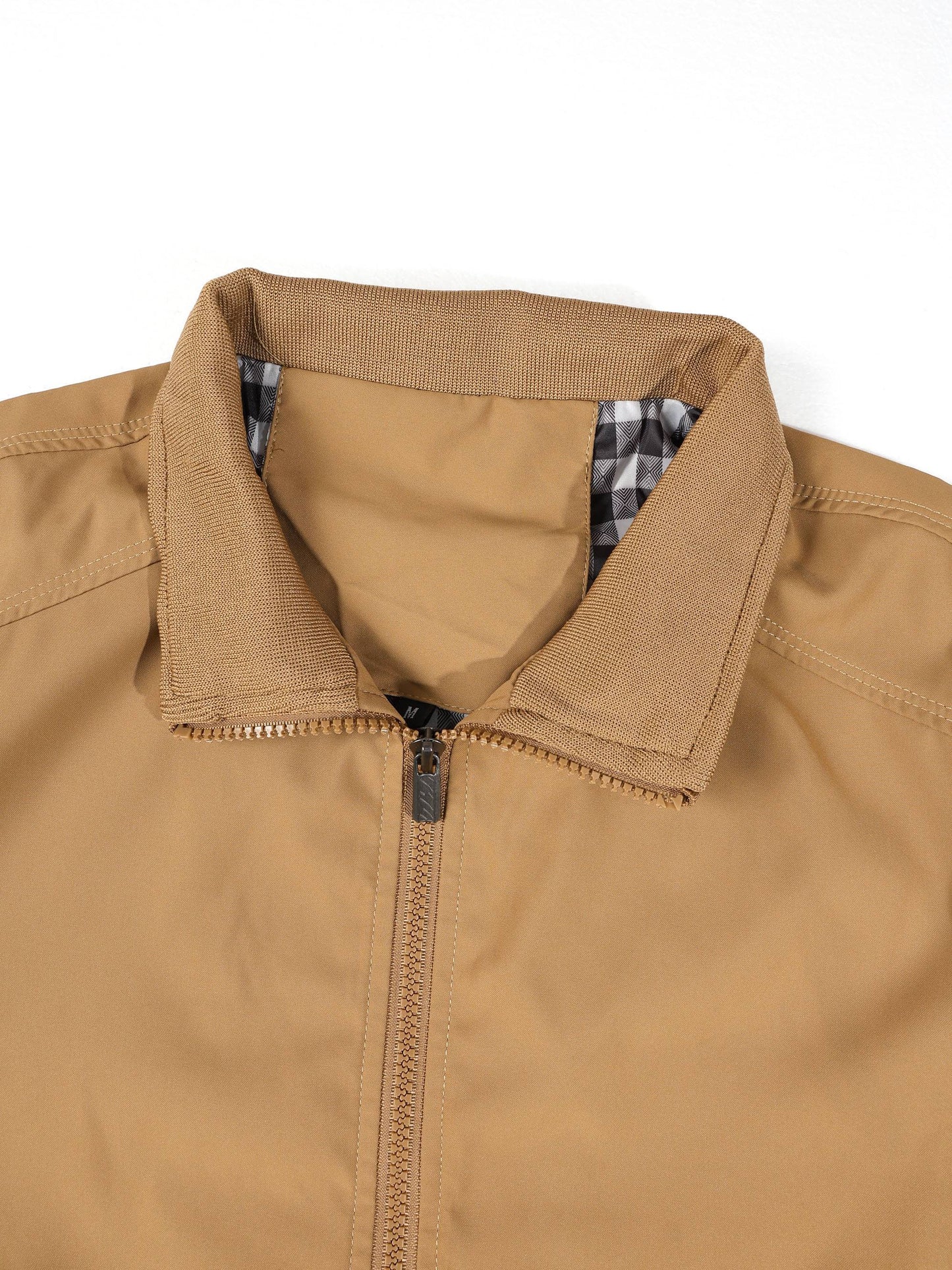 KZZ Men's casual zip-up jacket