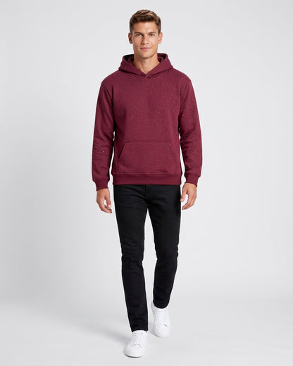 KZZ Men's Sequin Pullover Hoodie