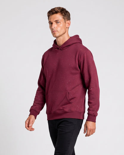 KZZ Men's Sequin Pullover Hoodie
