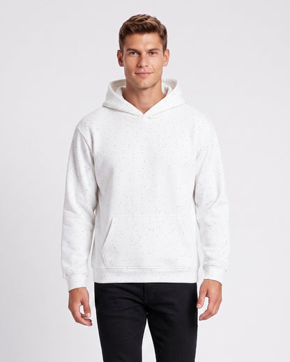 KZZ Men's Sequin Pullover Hoodie