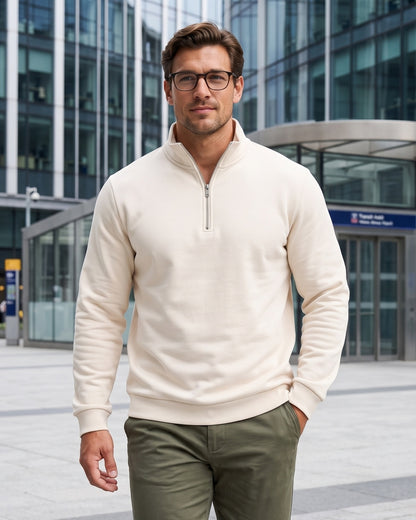 KZZ  Loose Fit Zip-top sweatshirt