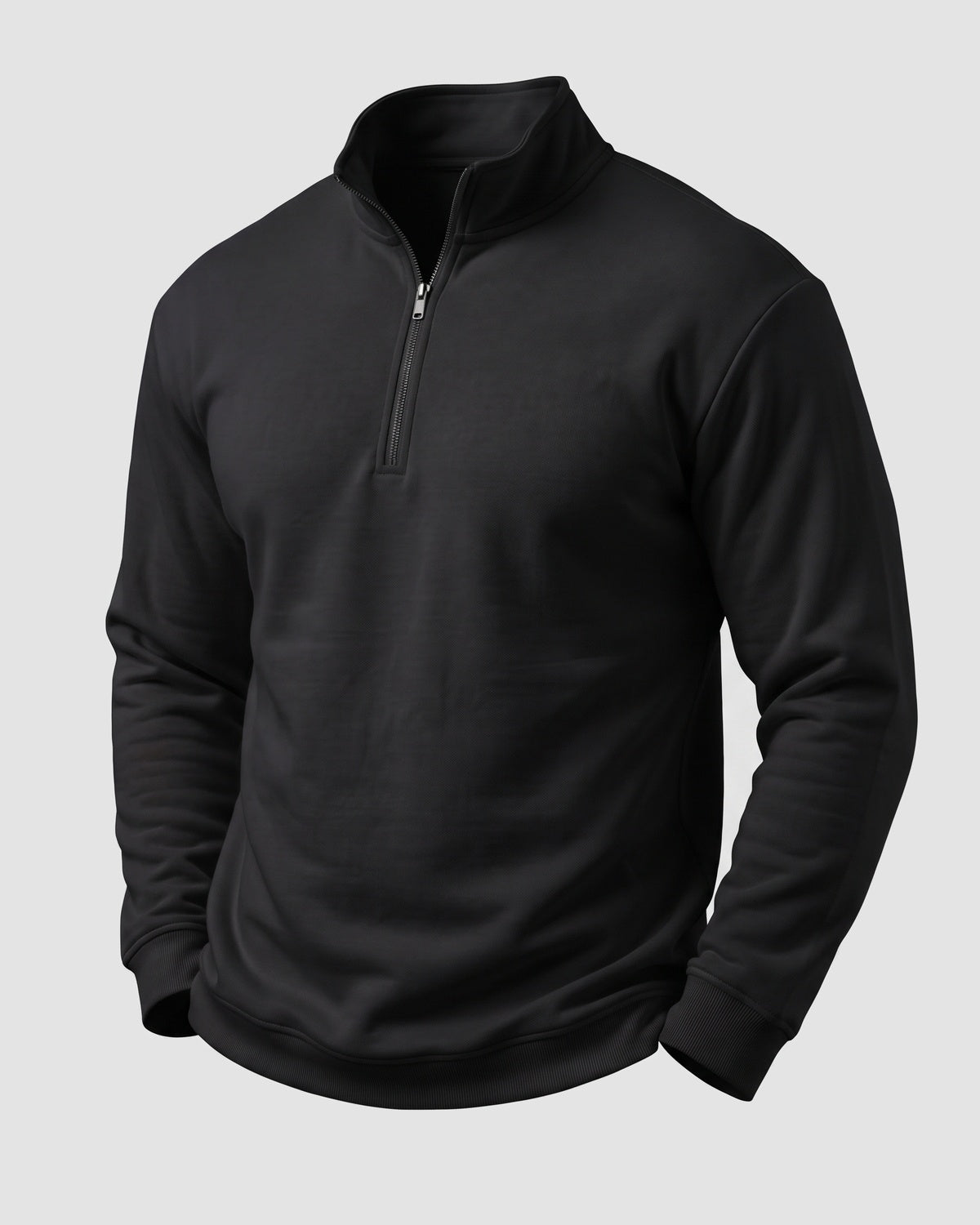 KZZ  Loose Fit Zip-top sweatshirt