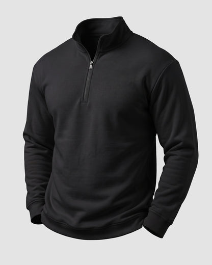 KZZ  Loose Fit Zip-top sweatshirt
