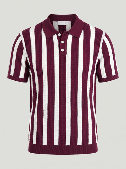 KZZ Striped short-sleeve shirt