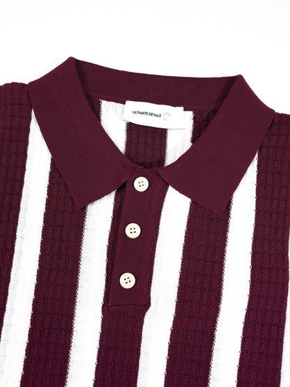 KZZ Striped short-sleeve shirt