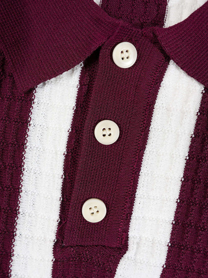 KZZ Striped short-sleeve shirt