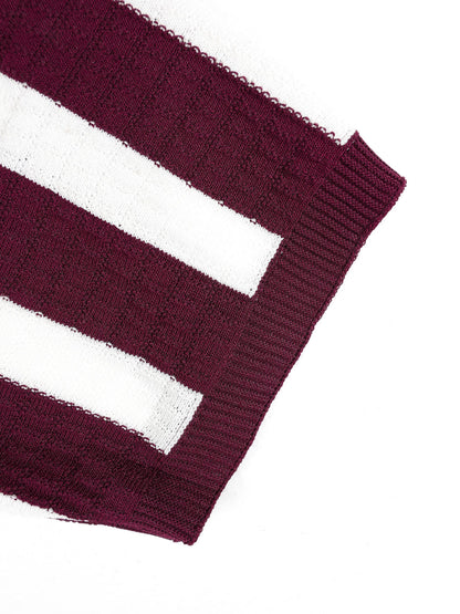 KZZ Striped short-sleeve shirt