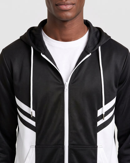 KZZ Men's Casual Hooded Tracksuit