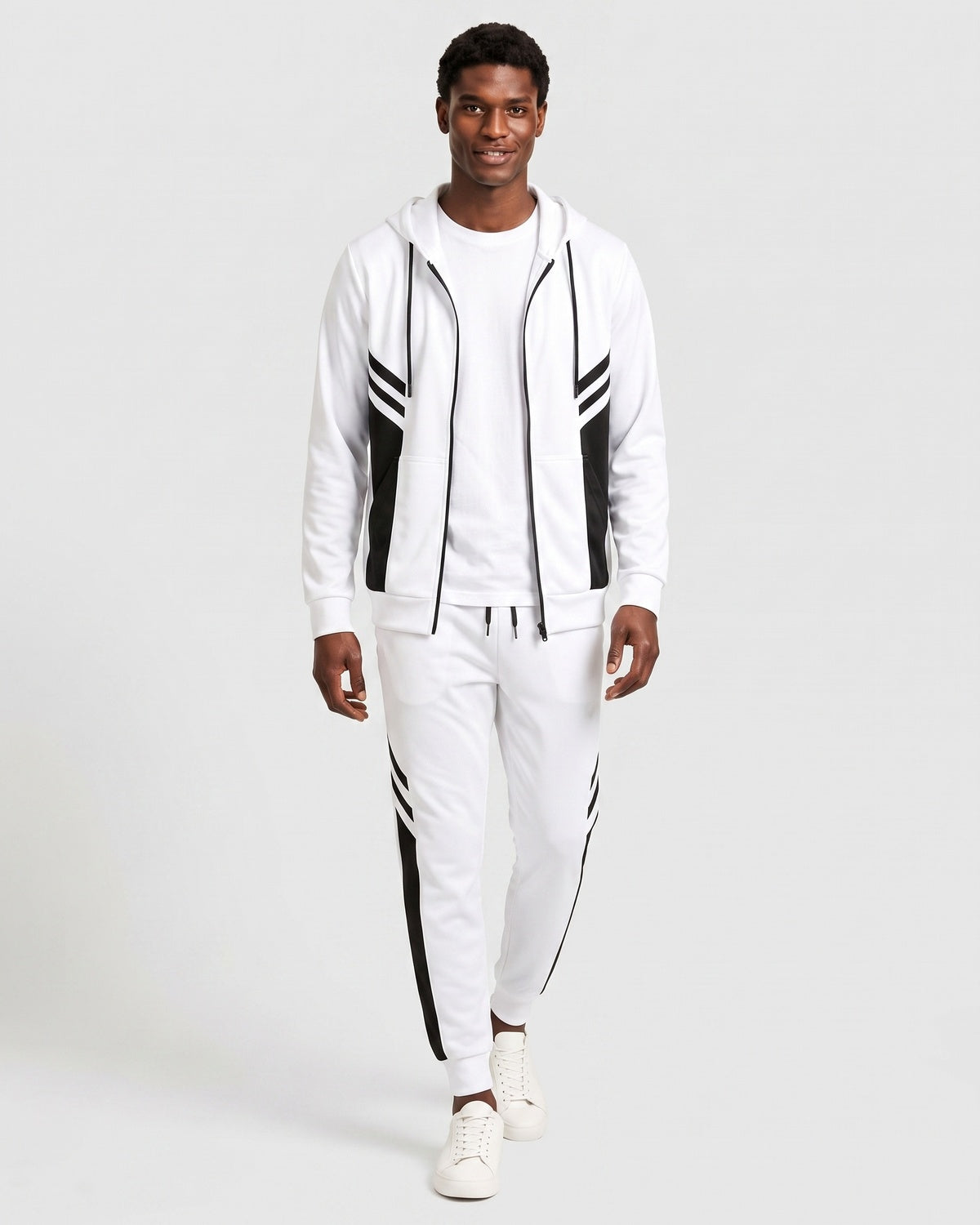KZZ Men's Casual Hooded Tracksuit