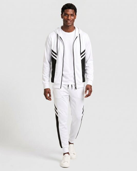 KZZ Men's Casual Hooded Tracksuit