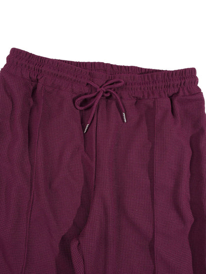 KZZ Slim-fit collared top and textured trousers