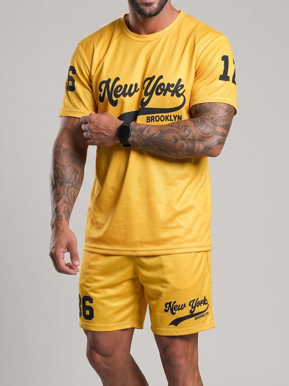 KZZ Summer short-sleeved T-shirt and shorts