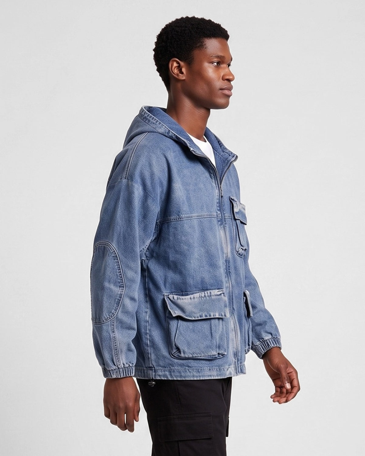 KZZ Men's Hooded Jacket