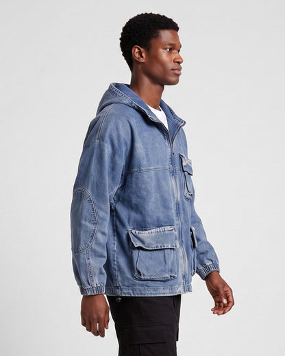 KZZ Men's Hooded Jacket