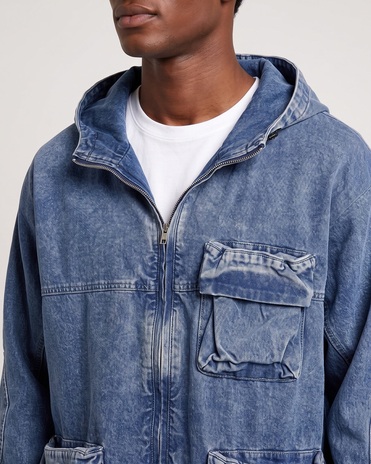KZZ Men's Hooded Jacket