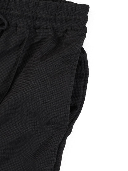 KZZ Men's stand-collar color-block zip-up jacket and straight-leg trousers