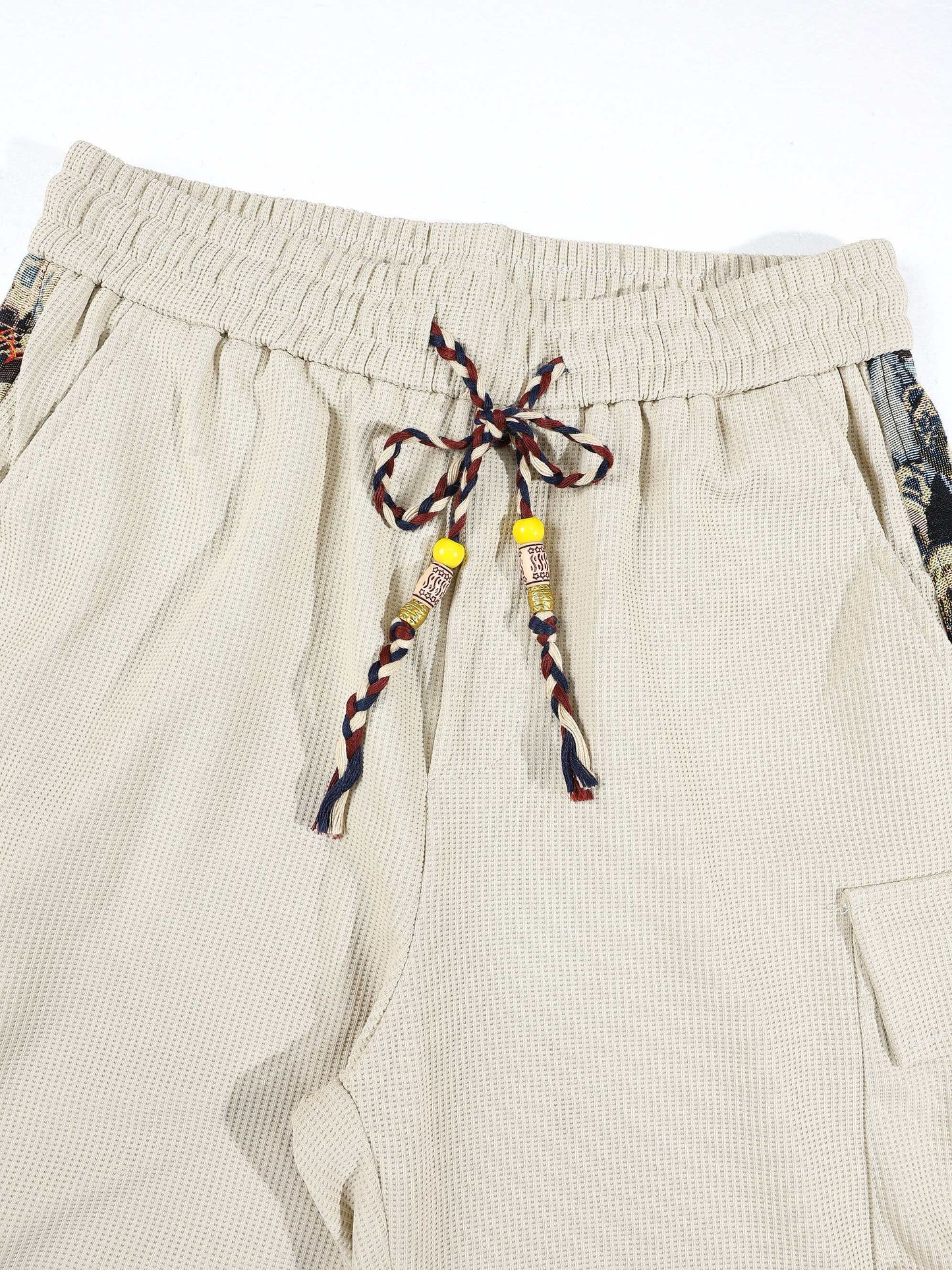 KZZ Men's Fashion Cartoon Print Cargo Shorts